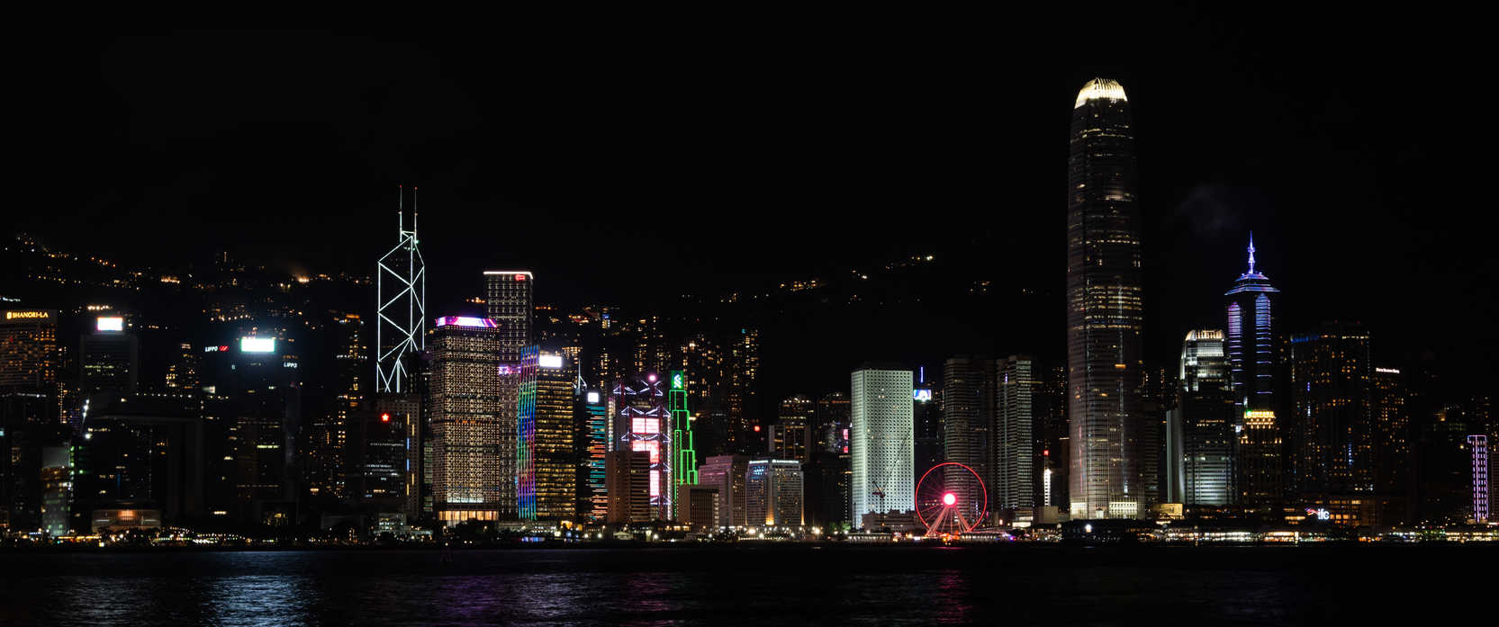 香港系列 维多利亚港夜景